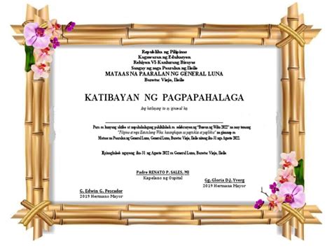 Translate first place winner in Tagalog with examples .